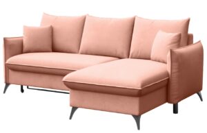 Rodier Sametová rozkládací pohovka Brim 230 cm