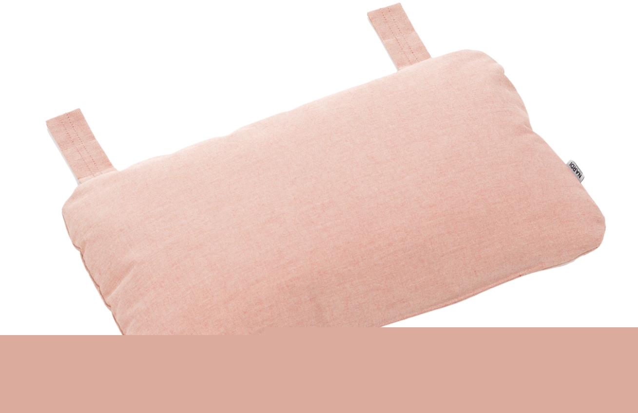 Růžová opěrka hlavy Nardi Poggiatesta Net 46