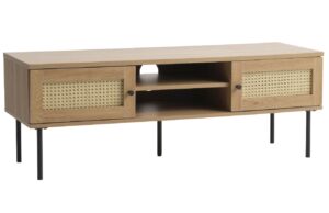 Unique Furniture TV stolek Pensacola 120 x 40 cm s dubovým dekorem