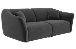 Cosmopolitan Design Sametová pohovka Tokyo 206 cm