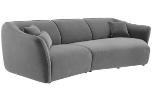 Cosmopolitan Design Sametová pohovka Tokyo 292 cm