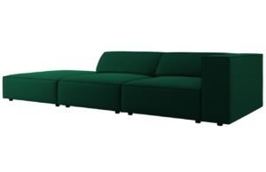 Cosmopolitan Design Sametová pohovka Arendal 262 cm