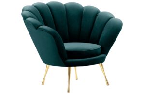 Cosmopolitan Design Sametové křeslo Kingston