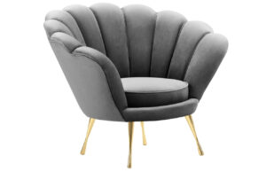 Cosmopolitan Design Sametové křeslo Kingston