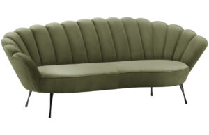 Cosmopolitan Design Sametová pohovka Kingston 224 cm