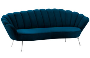 Cosmopolitan Design Sametová pohovka Kingston 224 cm