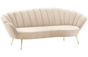 Cosmopolitan Design Sametová pohovka Kingston 224 cm