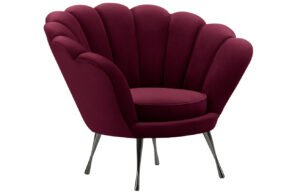 Cosmopolitan Design Sametové křeslo Kingston