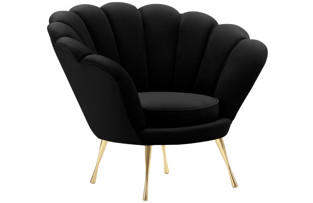 Cosmopolitan Design Sametové křeslo Kingston