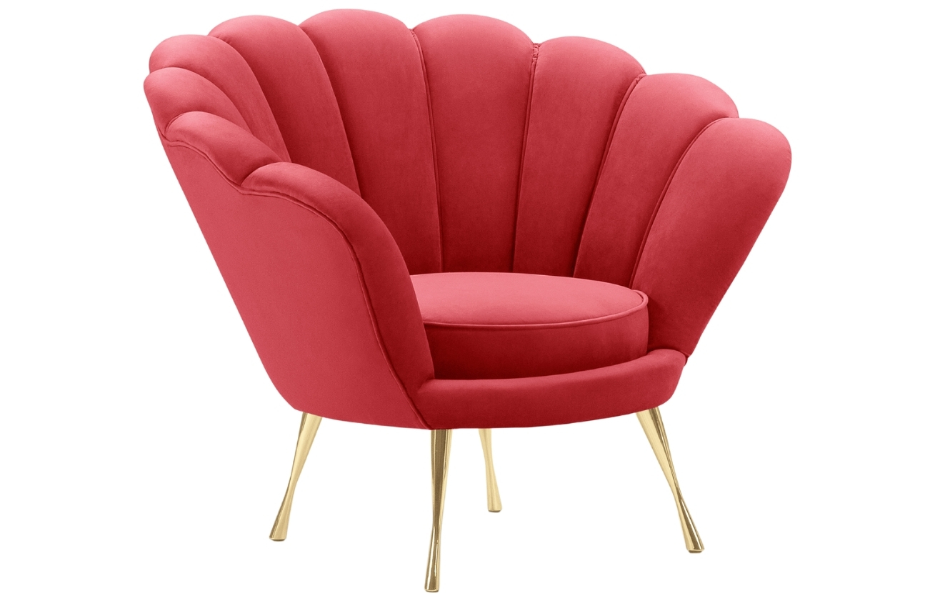 Cosmopolitan Design Sametové křeslo Kingston