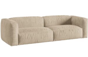 Micadoni Sametová pohovka Martina 240 cm