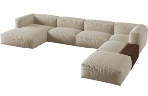 Micadoni Rohová pohovka Martina 406 cm