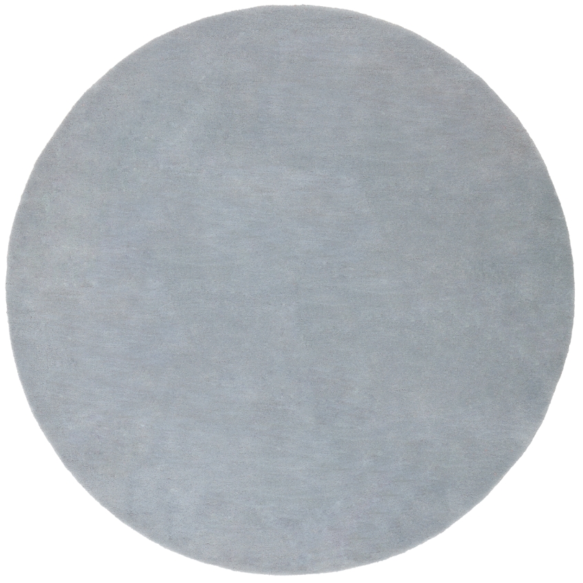 Jotex Světle modrý kulatý vlněný koberec ASIA 200 cm