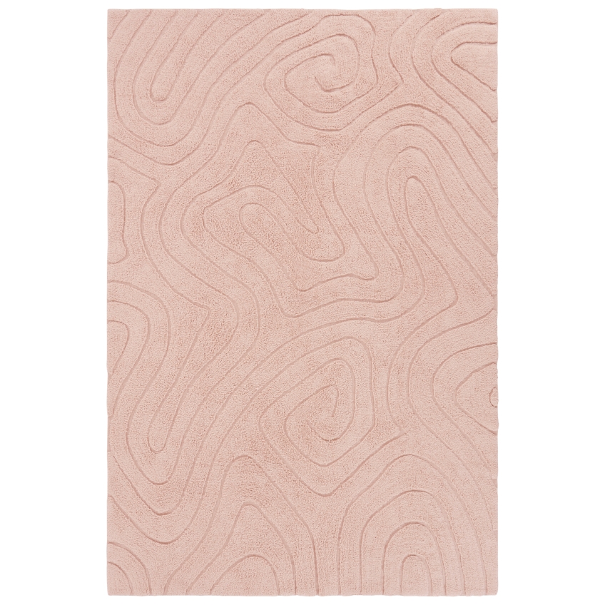 Jotex Růžový bavlněný koberec SHIV 200 x 300 cm