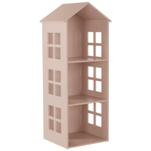 Jotex Růžová lakovaná dětská knihovna SEVILLA 117 x 47 cm