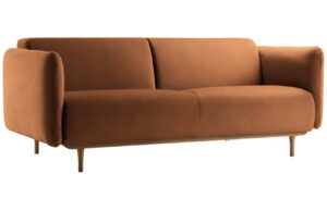 Micadoni Sametová pohovka Noomi 162 cm