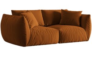 Micadoni Sametová pohovka Chris 220 cm