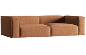 Micadoni Sametová pohovka Nuria 290 cm