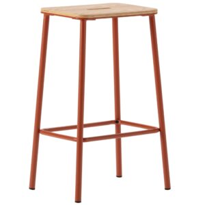 Marckeric Dřevěná barová židle Abba 65 cm