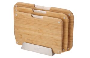 Joseph Joseph Sada tří dřevěných prkének se stojanem Net