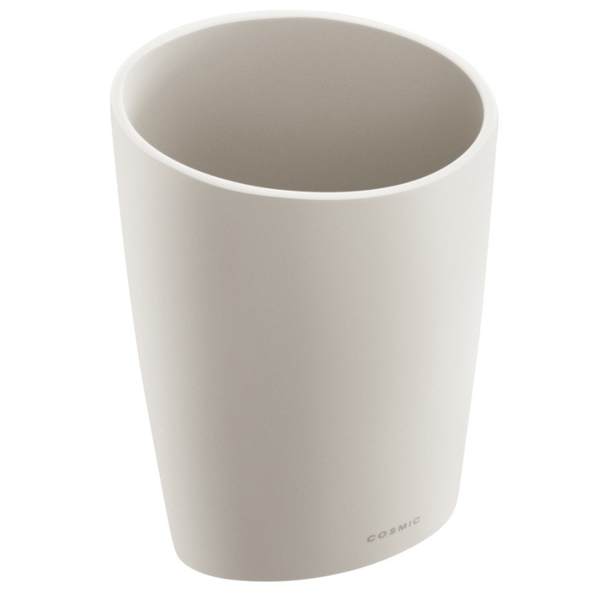 Cosmic Světle béžový plastový stojan na zubní kartáčky Saku