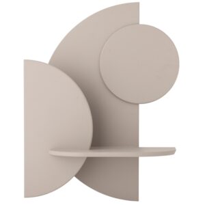 Bloomingville Pískově hnědá nástěnná police Leonard 60 x 44 cm