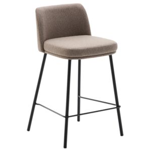 Hnědá barová židle Kave Home Minami 65 cm