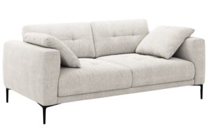 Micadoni Béžová čalouněná trojmístná pohovka Bemy 200 cm