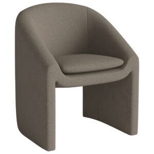 Bolia Světle hnědá bouclé jídelní židle Mielo