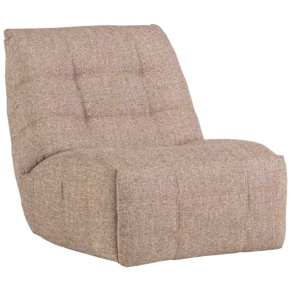 WOOOD Béžové polohovací křeslo Hein