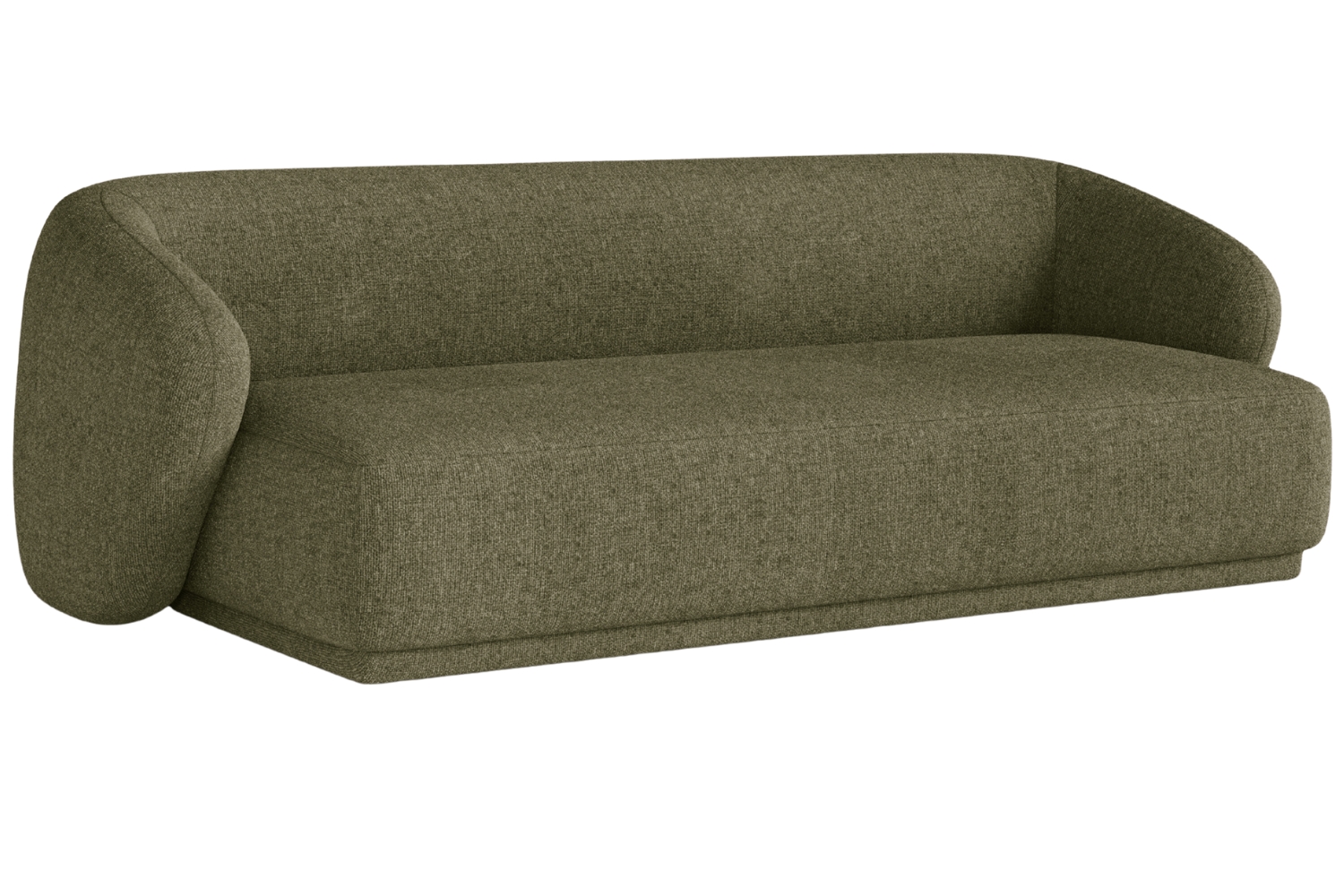 Maison Heritage Zelená čalouněná trojmístná pohovka Jane 220 cm