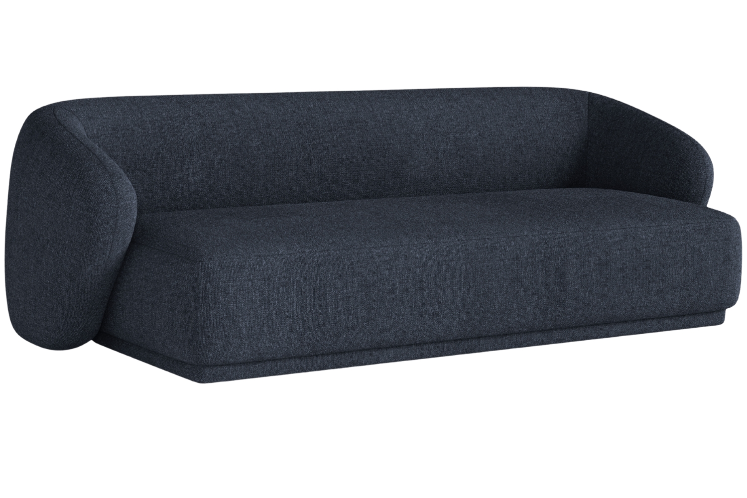 Maison Heritage Námořnicky modrá čalouněná trojmístná pohovka Jane 220 cm