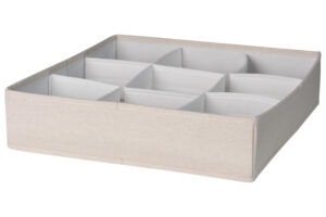 Béžový organizér do zásuvek Quax Natural 42 x 42 cm