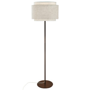 Nordlux Béžová kovová stojací lampa Takai
