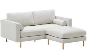 Kave Home Pohovka Debra 182 cm s podnožkou