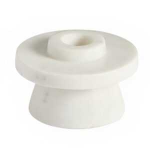 Kave Home Bílý mramorový svícen Zalvori 7