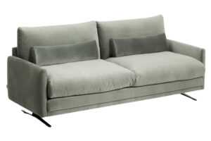 Kave Home Zelená sametová pohovka Veliro 210 cm