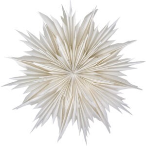 House Doctor Bílá papírová vánoční hvězda Dust 30 cm