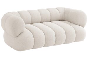 Cosmopolitan Design Světle béžová dvoumístná pohovka Koge 180 cm