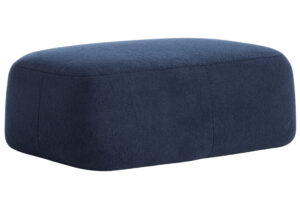 Kave Home Tmavě modrá bouclé podnožka Martina 123 x 85 cm