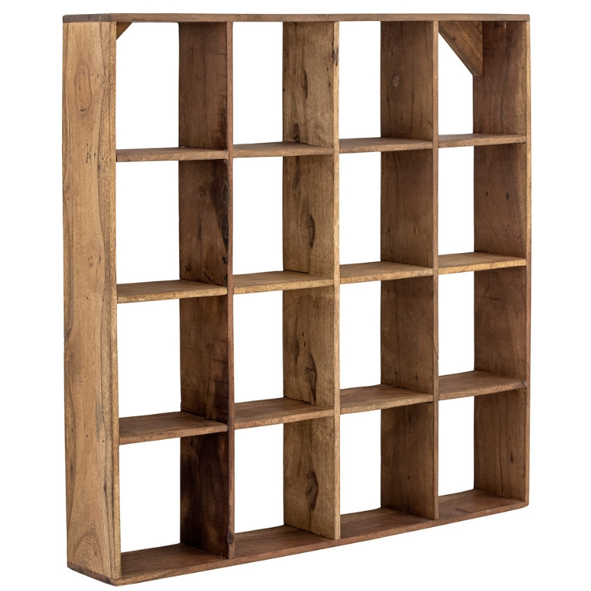 Bloomingville Dřevěná police Tilo 70 x 70 cm