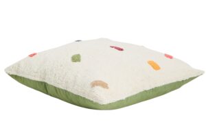 Kave Home Bílý bavlněný povlak na polštář Epifania 70 x 70 cm