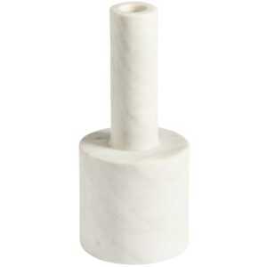 Kave Home Bílý mramorový svícen Zalvori 23 cm