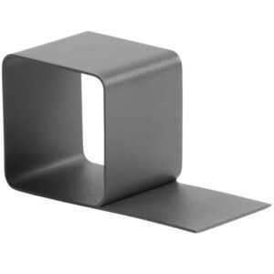 Kave Home Černá kovová zarážka na knihy Mistra 10 cm