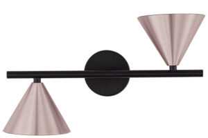 Nova Luce Mosazné kovové nástěnné světlo Conico II.