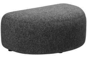 Micadoni Tmavě šedá podnožka Kate 99 x 60 cm