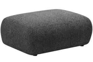 Micadoni Tmavě šedá podnožka Kate 99 x 60 cm