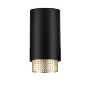 Nova Luce Černé bodové světlo Nessi l. 6 cm