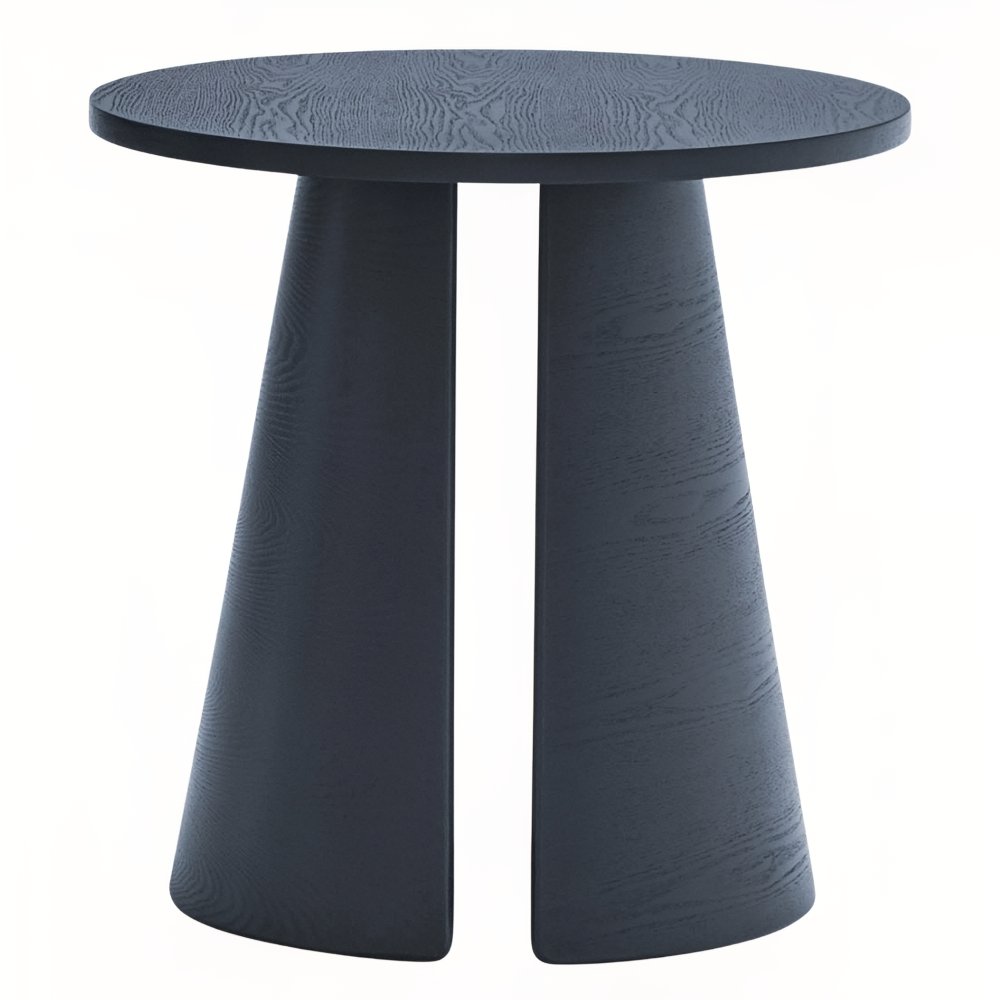 Modrý kulatý odkládací stolek Teulat Cep 50 cm