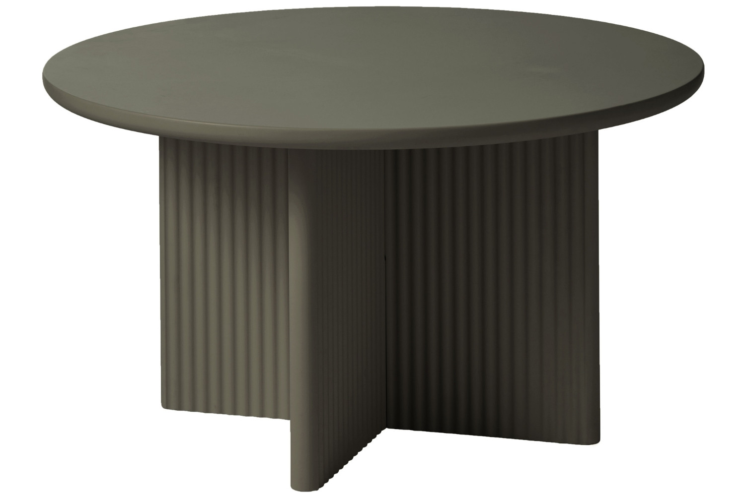 Unique Furniture Zeleno-šedý konferenční stolek Palma 80 cm